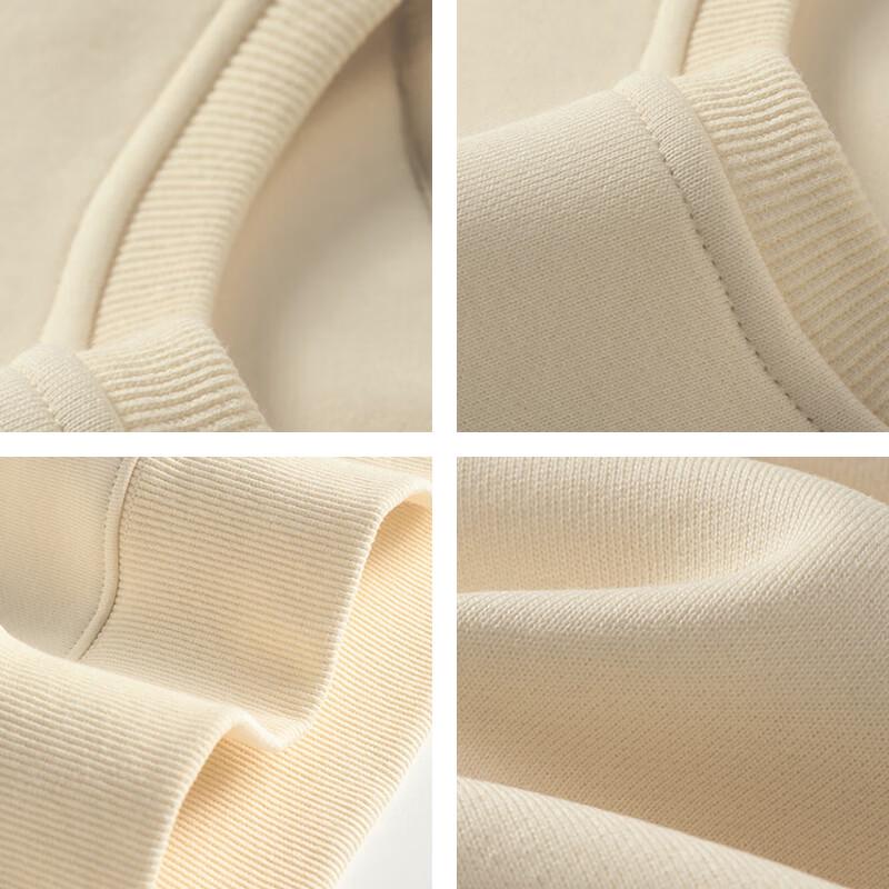 GENIOLAMODE Men's Heavyweight American Style Crewneck Sweatshirt