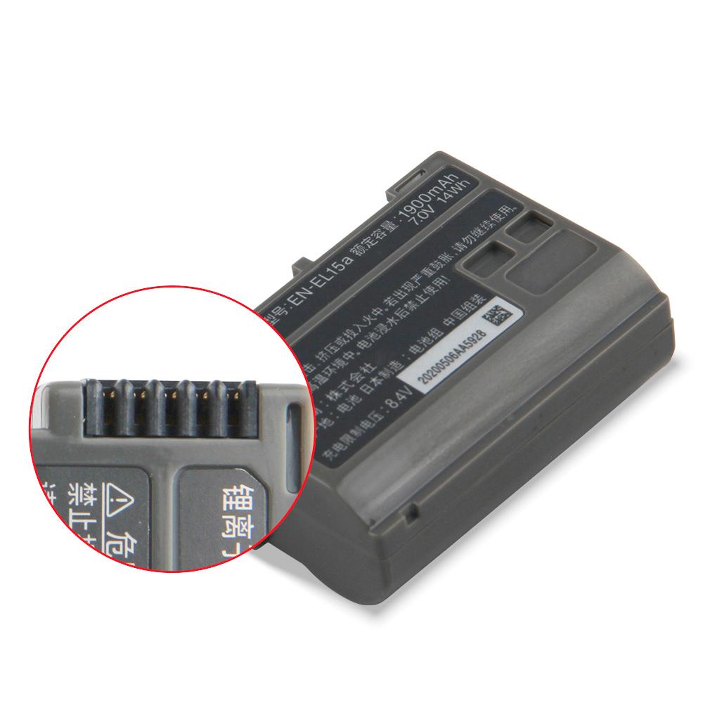 Rechargeable Lithium Battery For Nikon Z6 Z7 Z5 D850 D810 D7500 D750 D610 D500 D780 D7200 EN-EL15a Camera Battery