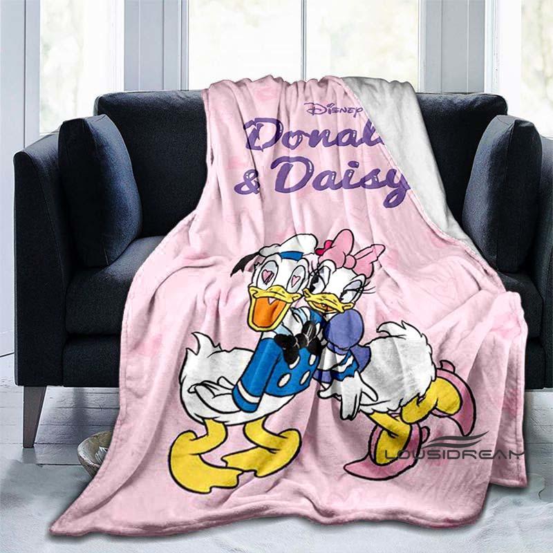 Cute Cartoon Daisy Duck Blanket Soft and Comfortable Perfect for Home Décor Bedroom Living Room and Sofa Throw