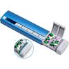Aluminiumkonstruktion Wöchentlicher Pillenorganizer Großer Pillenorganizer Pillendose Nahrungsergänzungsmittel