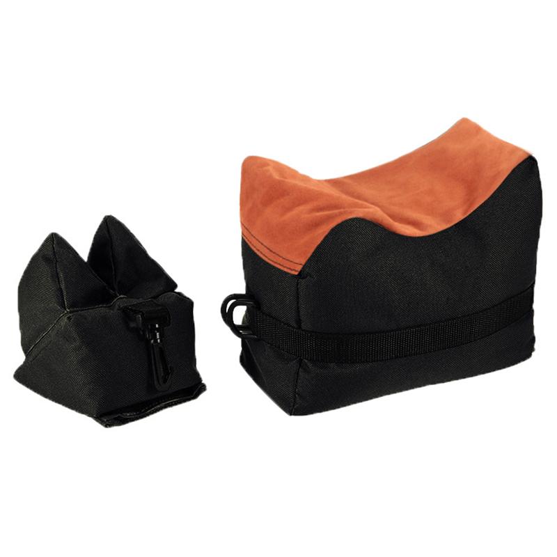 1pc Outdoor Bike Front Rear Bag Support Rifle Sandbag Set Portable Sniper Hunting Tactical Gun Rest Target Stand CS Shooting Bag