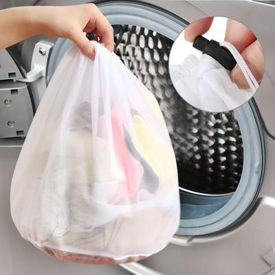 Drawstring Laundry Wash Bag Fine Mesh Storage Pouch Bag Laundry Care Accessories Bra Lingerie Laundry Bags