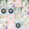 Crafts Handmade Painting Flowers Plants Pattern Cross Stitch DIY Embroidery Embroidery Starter Kit
