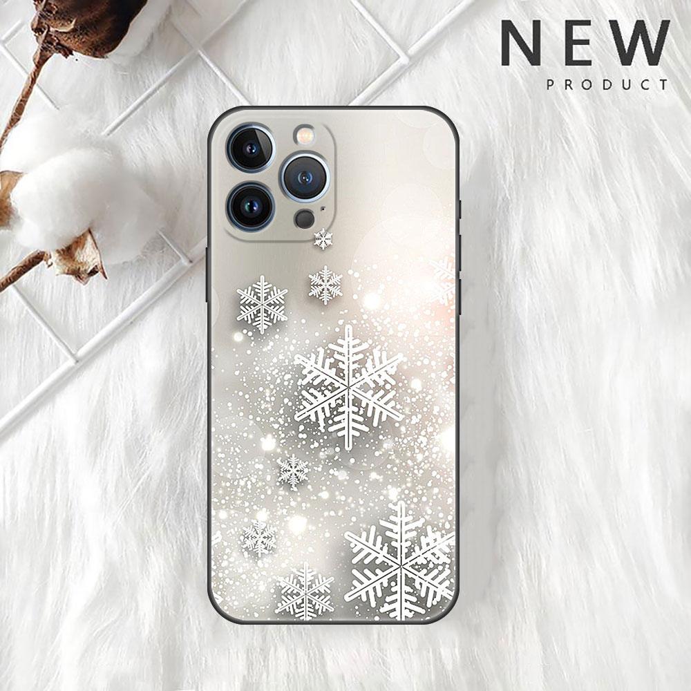 

Чехол Snowflake Snow для Apple iPhone 11 13 14 7 12 Pro XR X XS Max 8 Plus 6 6S SE 2022 13Pro черный мягкий чехол для телефона iPhone 11