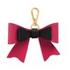 [tonecraft] Bag Charm Ribbon Women's Adult Cute Microfiber Leather Keychain