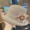 Spring and Summer Fashionable and Elegant Fisherman Hat Women Outdoor Travel and Shopping, Thin Breathable Hat