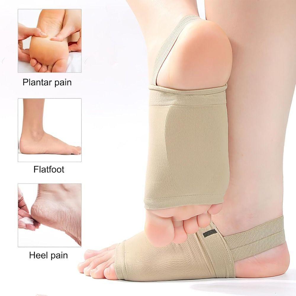 Foot Shock-absorber Arch Pads Insoles Flat Feet Hosiery Pads Foot Arch Pads  Comfort Padding