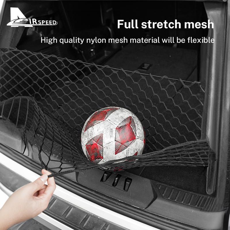 Top Nylon Organizer Car Mesh Elastic Rear Back Cargo Trunk Storage Net Holder For Ford Explorer     Luggage