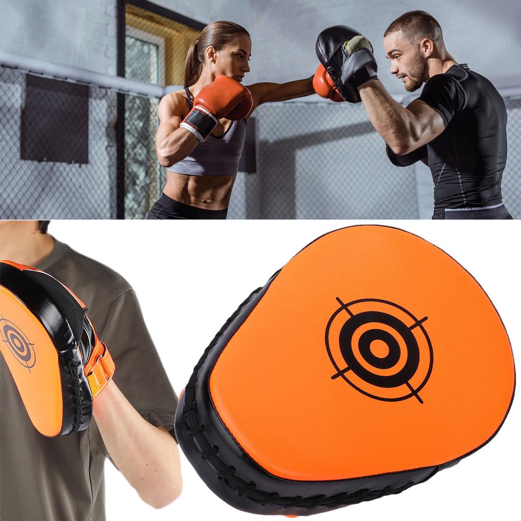 Boxing Hand Target Pads for Kickboxing Kicking Punching Athletes Training Tool for Muay ThaiFluorescent Orange
