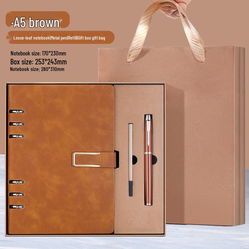 İş ve Öğrenciler İçin Çıkarılabilir Sert Kapaklı Gevşek Yapraklı Defter