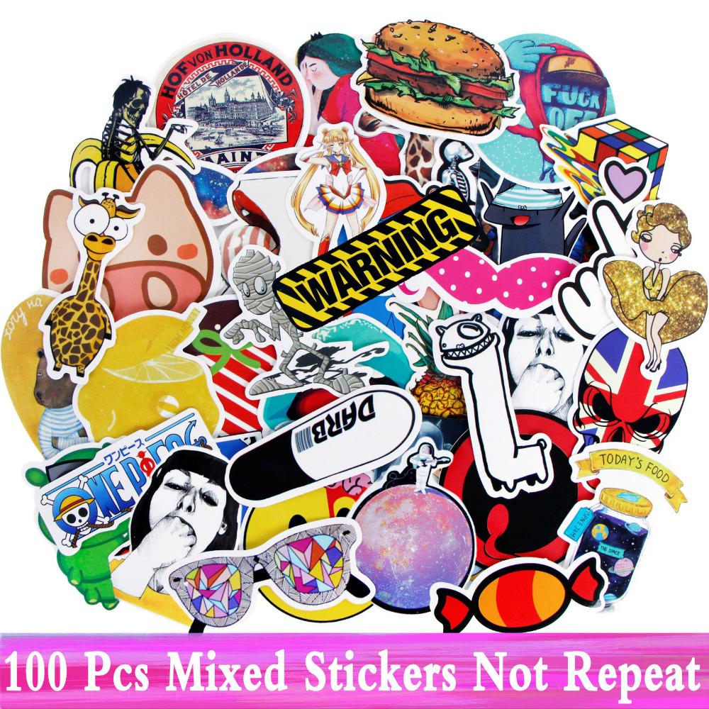 48 pcs Rick and Morty Stickers Mixed Stickerbomb Cartoon Decal Phone Skateboard