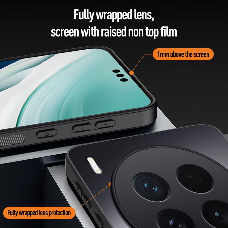 Matte Skin-feeling AG Lens Protection Hard Back Cover Case for Vivo X200 Ultra / X300 Pro / X300 Soft TPU Bumper Protector Cover