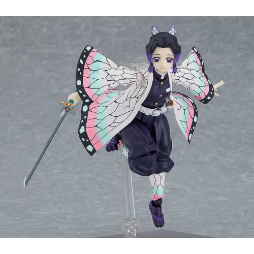 Figma Demon Slayer: Kimetsu no Yaiba Shinobu Kocho Nicht maßstabsgetreue bemalte bewegliche Figur aus Kunststoff