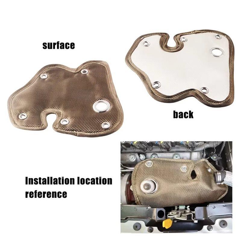Blanket For Turbocharger Heat Insulation Shield For Turbo Garrett 1446 Abarth 500 595 Turismo