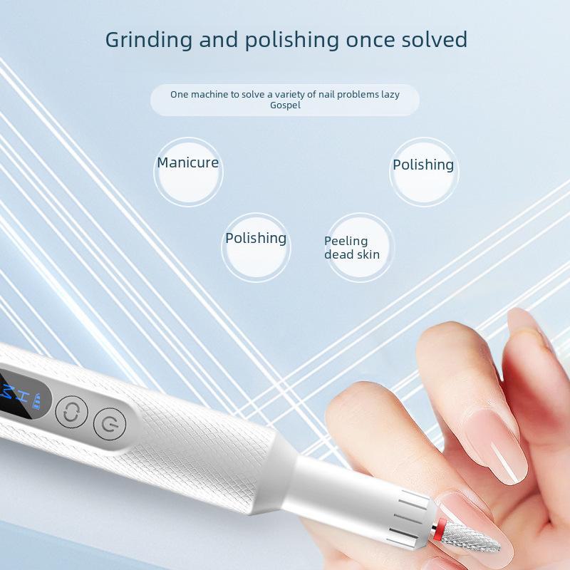 Electric Nail Polisher with Display Screen