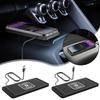 Type-C Car Wireless Charger 15W Intelligent Automatic Sensing Non-Slip Rubber Fast Charging Pad For Huawei Apple F8Y0