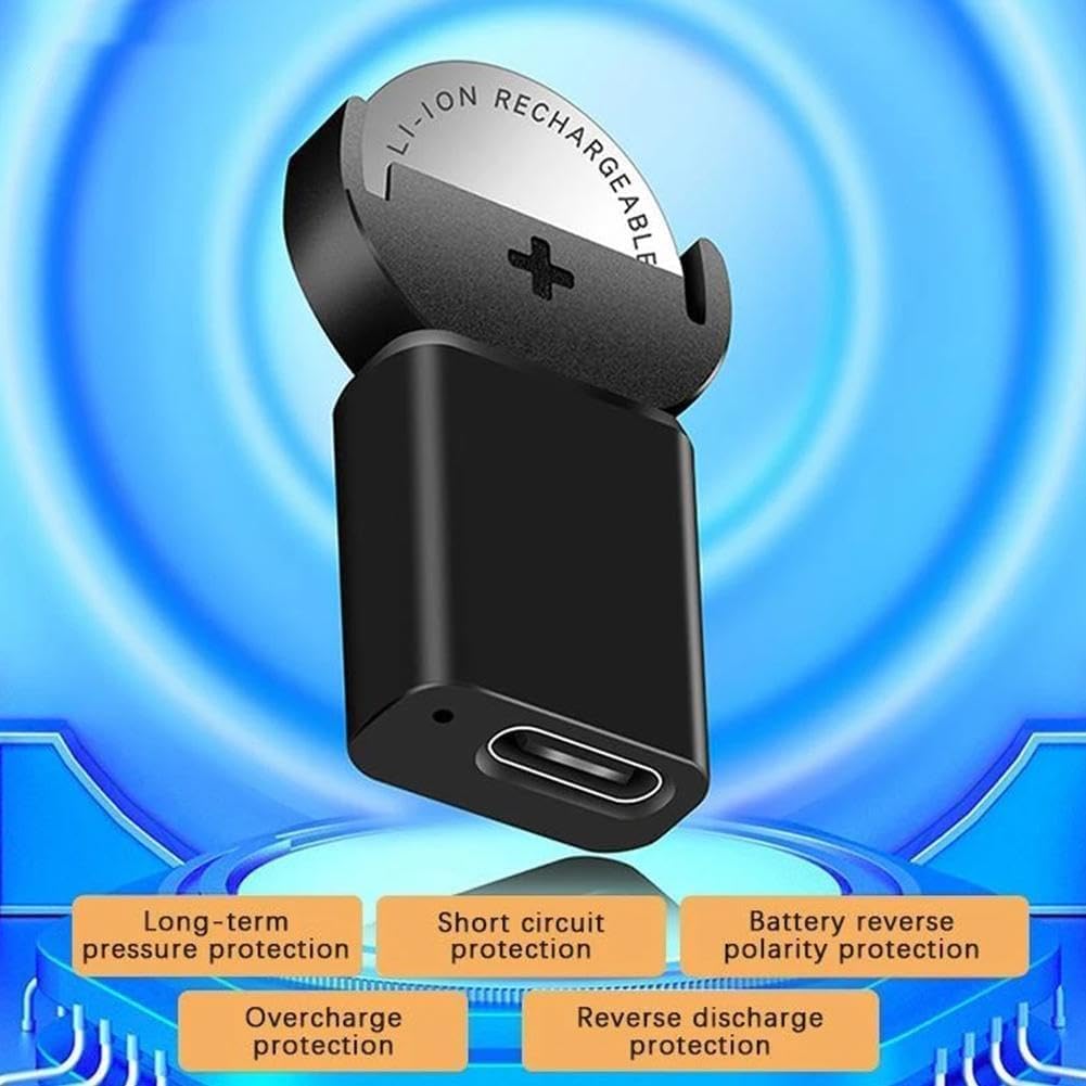 Type-c Lithium Coin Charger Widely Charges LIR2032, LIR1632and Other Batteries