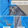2x2.1m Waterproof Pocket Beach Blanket Folding Camping Mat Mattress Portable Lightweight Mat Outdoor Picnic Mat Sand Beach Towel