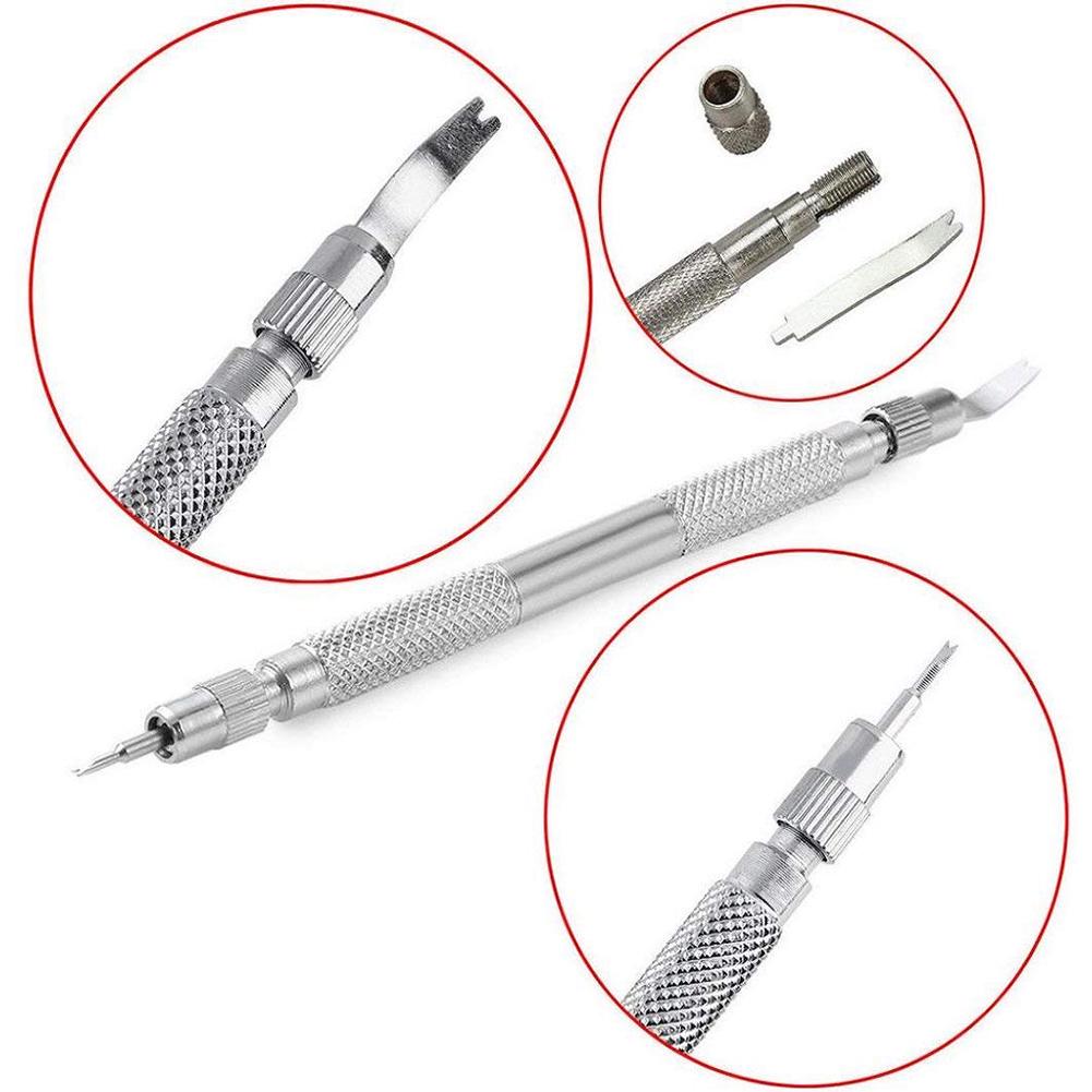 9Pcs/Set Metal Adjustable Watch Band Link Remover Pin Wrist Strap Repair Tool
