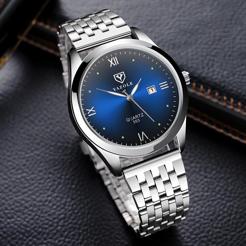 Top Brand New Men's Watch Calendar Luminous Student Watch Men's Fashion Business Watch