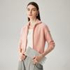 Zhaojun Women's Thickened Cable Knit Cashmere Cardigan