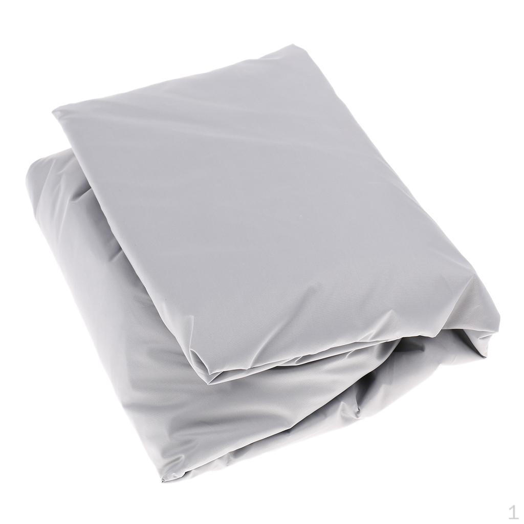 

Premium 2.7- Kayak Canoe Boat Cover Heavy Duty Trailerable Waterproof Gray