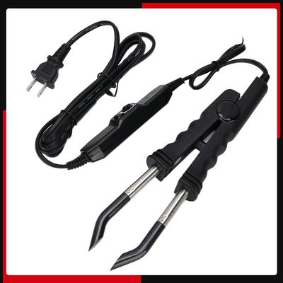 Black Hair Extension Iron Hair Connector Hair Extension Connector Iron Adjustable Temperature Hair Connector