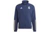 Real Madrid Jackets Men's Ink Blue Stand Collar Moderate Other IB0862