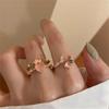 ins wind love zircon ring female flash diamond open index finger ring wholesale