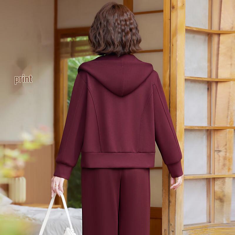 Women's Autumn Casual Hooded Two-Piece Set