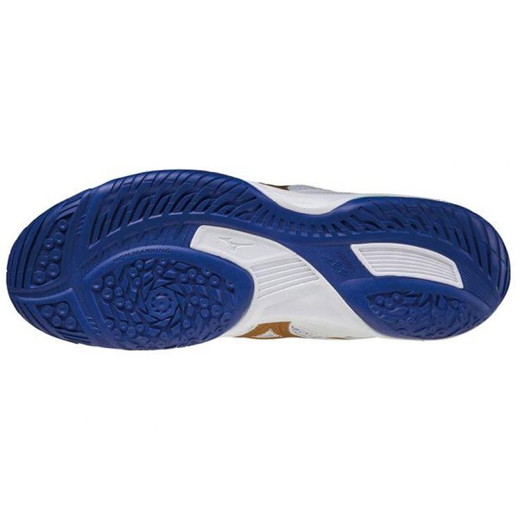 Mizuno Wave Drive 8 Comfortable Daily Slip Resistant Durable Breathable Low Top Training Shoes Unisex Sneaker White Platinum Blue 81GA170530