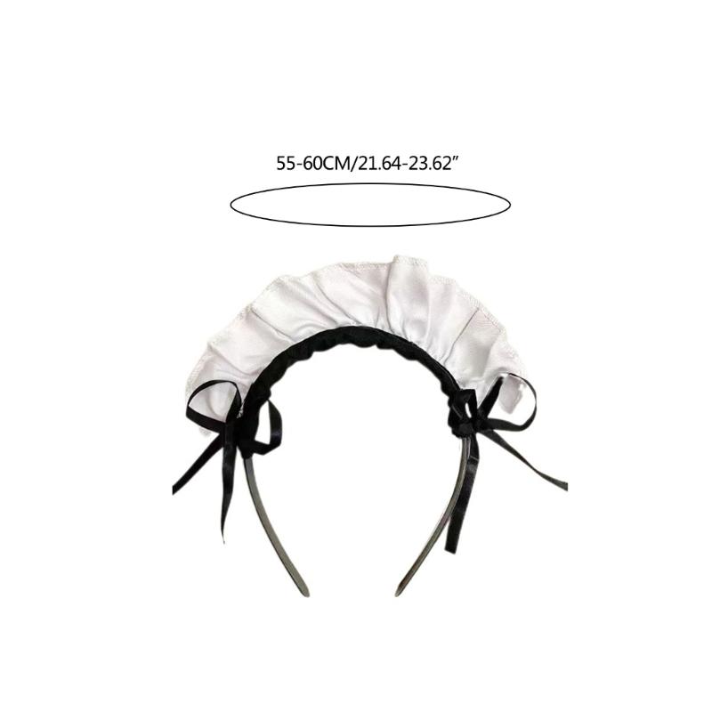 White Furry Headdress Cat Ears Hair Clip One Pair Barrettes with Headband