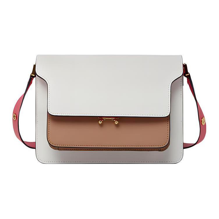 

Marni Trunk Series Accordion Bag Medium Women Shoulder Bag Cream Fuchsia SBMPN09U39-LV520-Z197N Basic Set (Bag+Dust Bag)