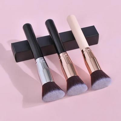 1pc Flat Makeup Brushes Kabuki Foundation Brush Liquid Cream Powder Contour Blending Face Repair Beauty Tools Brochas Maquillaje