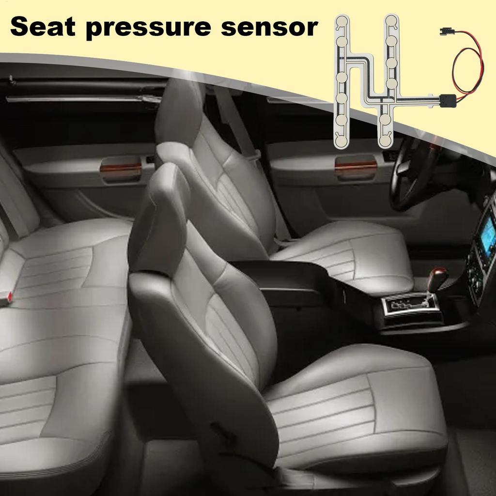 Car Seating Pressure Sensor Automobile Car Safety Belt Pressure Sensor Reminder Light and Sound Warning Driving Accessories
