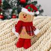 Christmas Gingerbread Man Decorations Plush Doll Decoration, Stuffed Boy Girl Dolls for Home Decor Ornament Tiered Tray Holiday Party