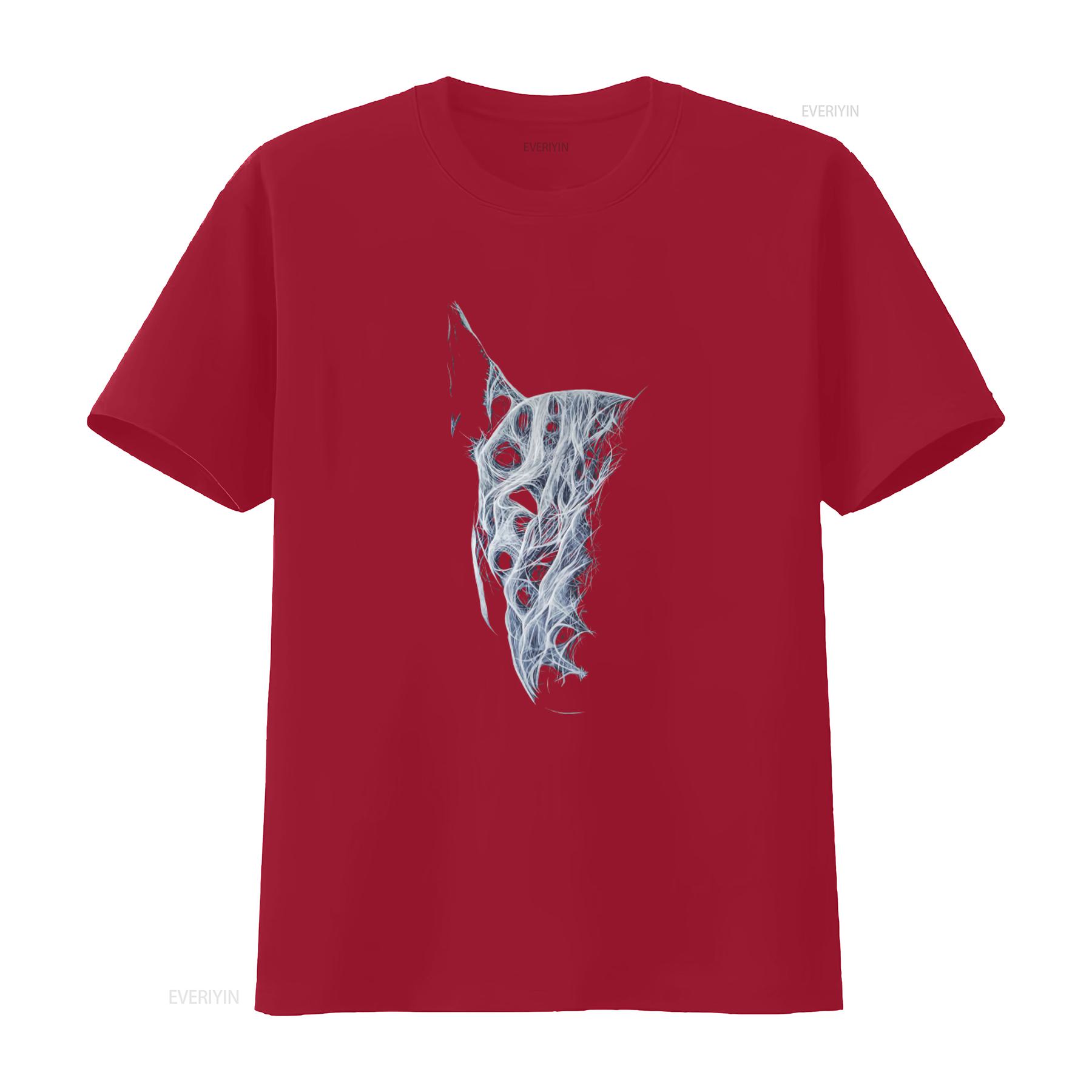 

Abstract White Dog Bullterrier T shirt for American Fashion Lovers vintage Washed Soft Versatile streetwear S