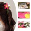 Colorful Flower Hair Claw 9.9CM Large Hair Claw Fashion Hair Clips  Women