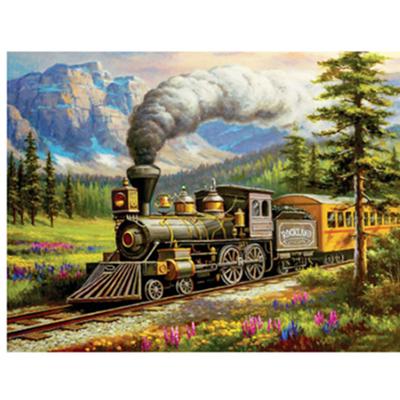 Steam Train Diamond Painting Mosaic Kit 30 x 40 cm
