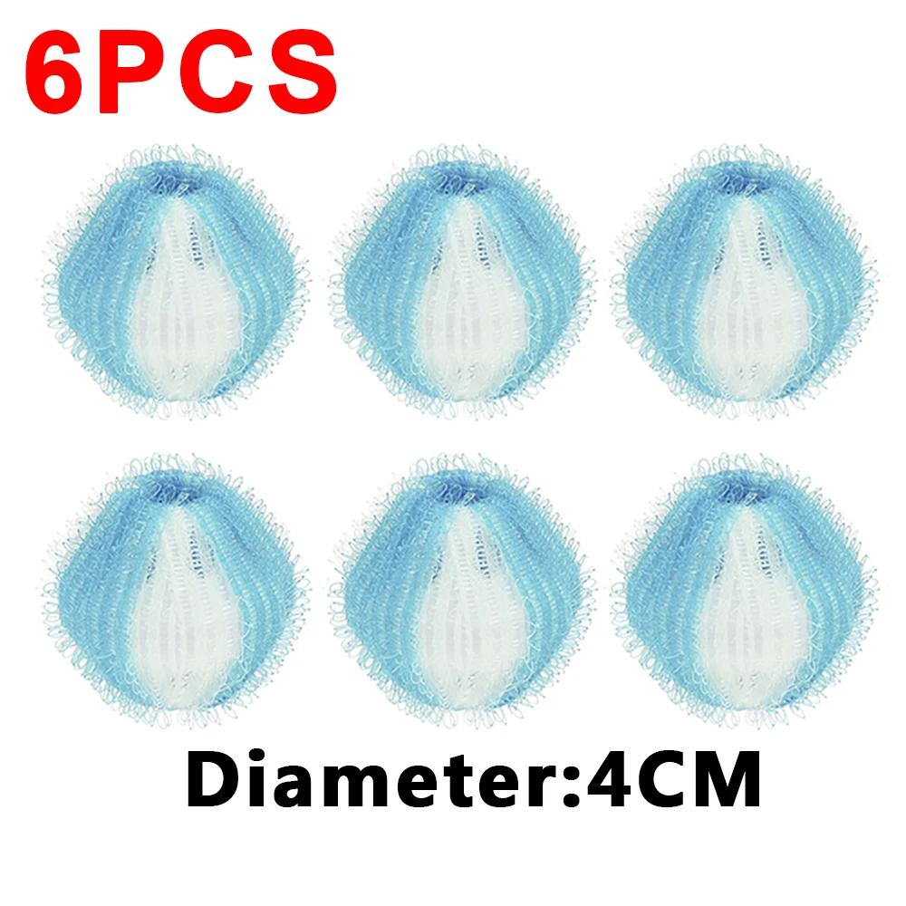 6/1pcs Washing Machine Filter Floating Lint Hair Remover Catcher Reusable Laundry Balls Dirty Collection Fluff Cleaning Balls