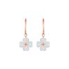 Swarovski Latisha Cercei Cristal Trifoi cu Patru Foi Femei Rose-Gold 5420249