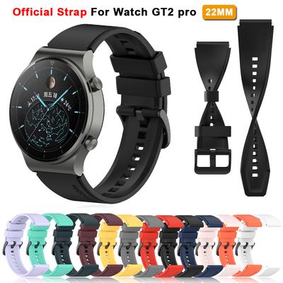 22mm Offizielles Silikon-Uhrenarmband Für Huawei Gt2 Pro Sportarmband Für Huawei Watch 4 3 GT2 3 GT3Pro 46mm 43mm Gt 2 Pro