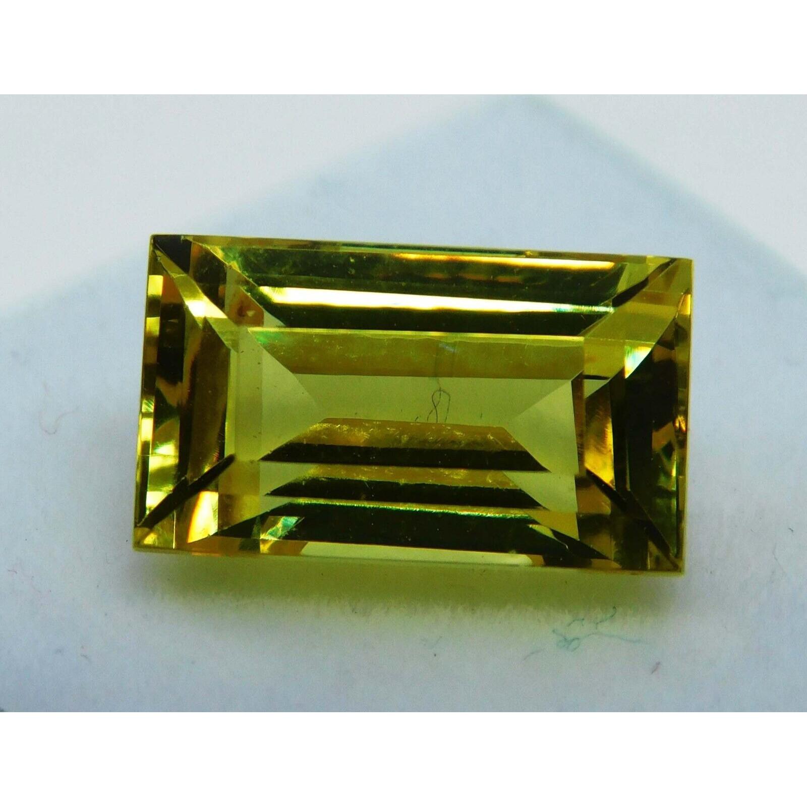 

Natural Yellow Sapphire 8ct Certified Loose Gemstone 13 mm жовтий