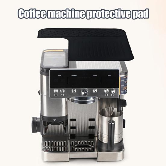 Silicone Coffee Machine Cover Pad for Ninja Luxe ES601 Anti-Scratch Protective Pad Food-Grade Heat Resistant Coffee Station Organizer