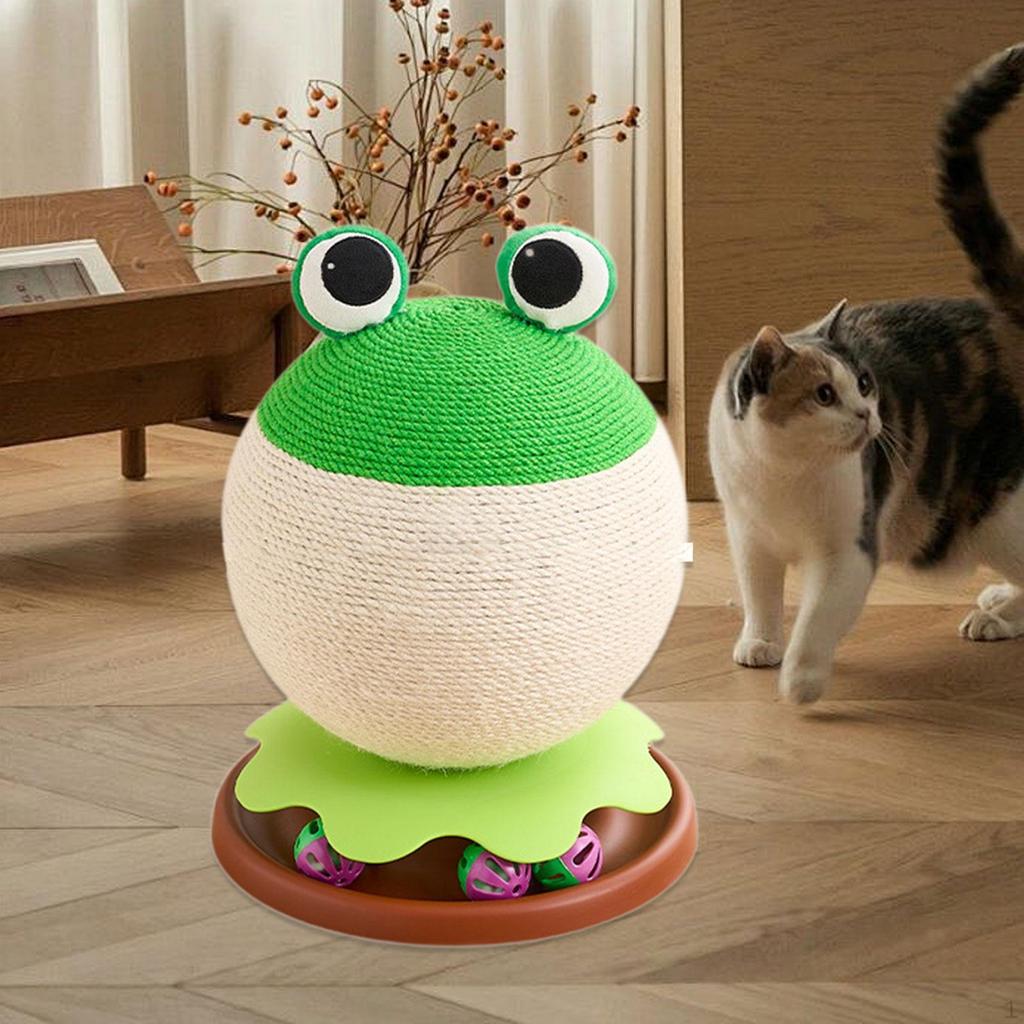 Cat Scratching Ball Scratcher Modern Claw Grinding Sisal Covered Post Kitten Scratch