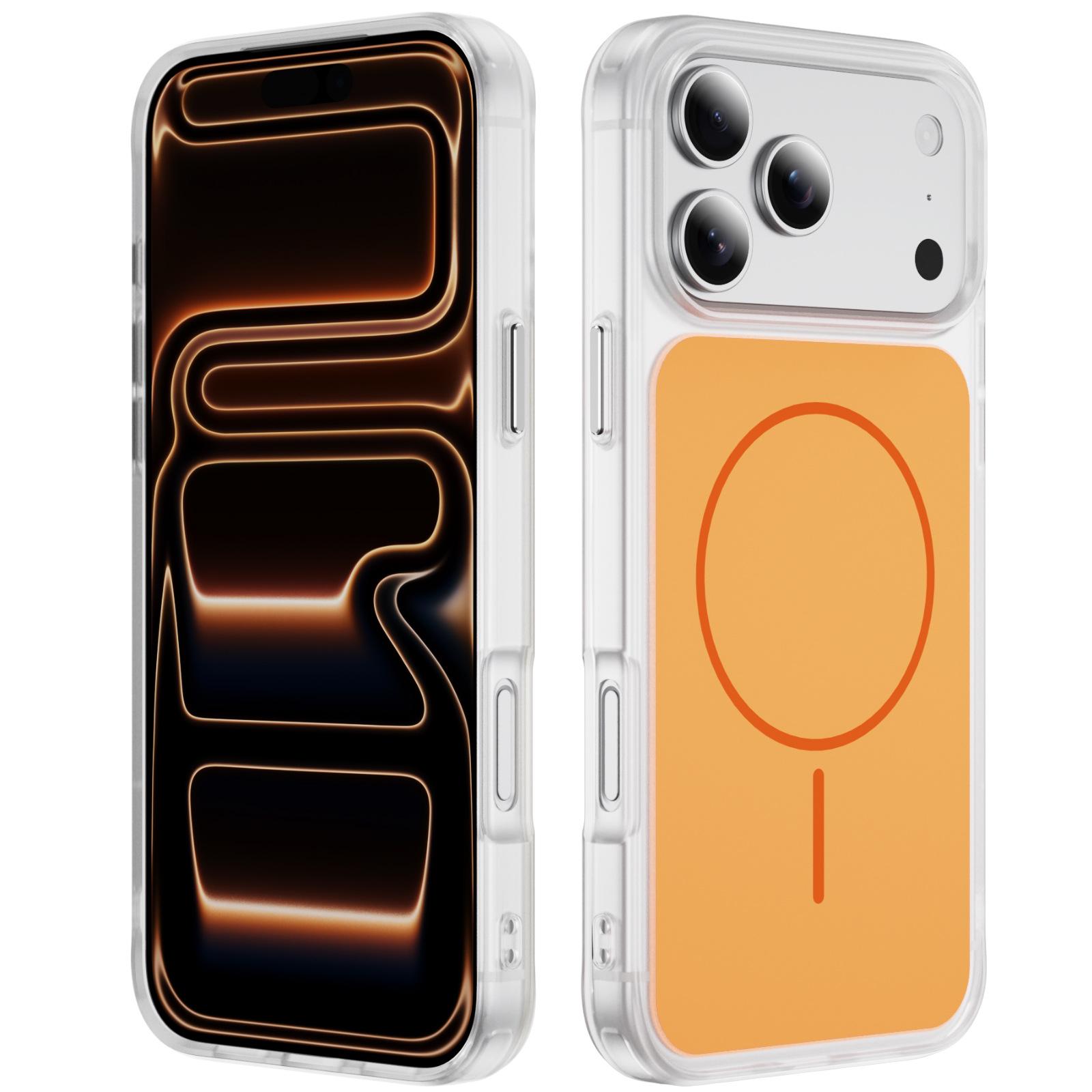 

iPhone 17 Pro Max Crystal Shine Magnetic Protective Case for Apple 16 Plus 12 Pro Max
