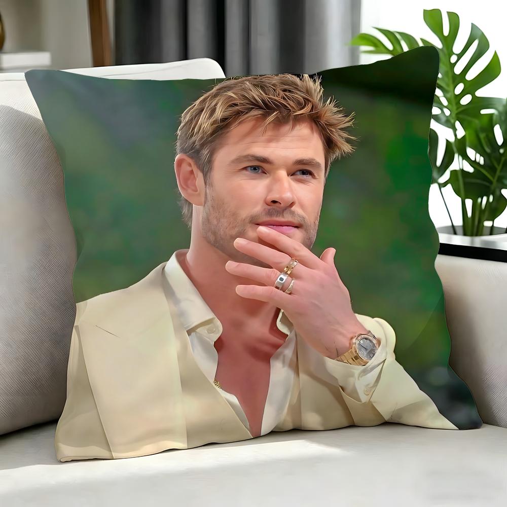 movie Chris Hemsworth Cushion Cover Cushion Cover Set Pcs x x x Pillowcase Decorative Sofa Home Decor
