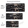 Super Cool Gun Model Keyboard Mouse Pad Desk Mat D Gaming Mouse Pad Gift Mouse Pad with NonSlip Rubber Base Stitched Edges