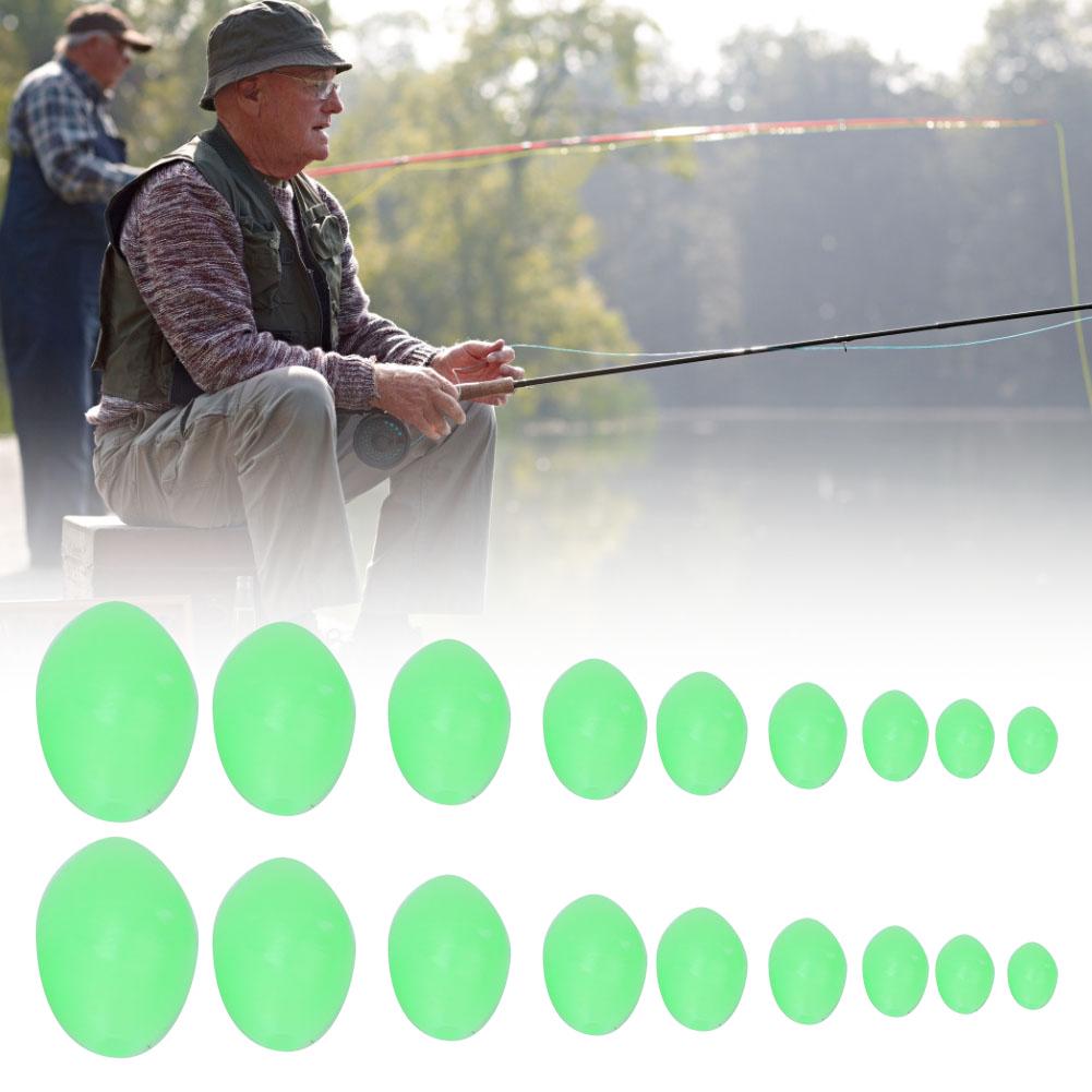 900 Pcs Multi Models Non Slip Luminous Fishing Beads Lures Tackle Tools for Saltwater Freshwater Kit