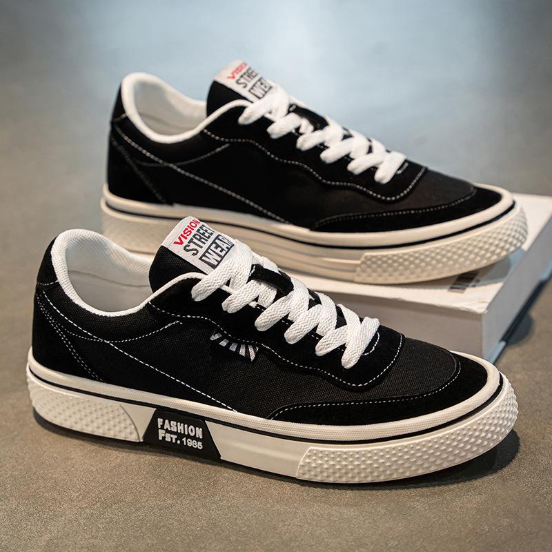 Herrenschuhe 2025 Neue Sommer Canvas Schuhe Herren Freizeitschuhe Trendige Vielseitige Dicksohlige Herren Sport Trendschuhe